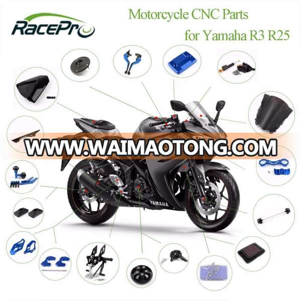 Motorbike Body Parts Wholesale Chinese Racing Motorcycle CNC Part for Yamaha Dirt Bikes R3 R25